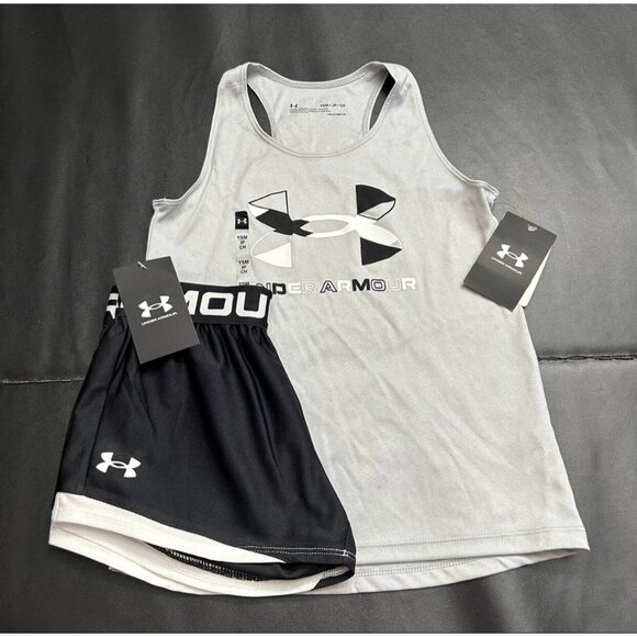 NWT Under Armour Athletic Set Girls Youth Size Small - Picture 1 of 4